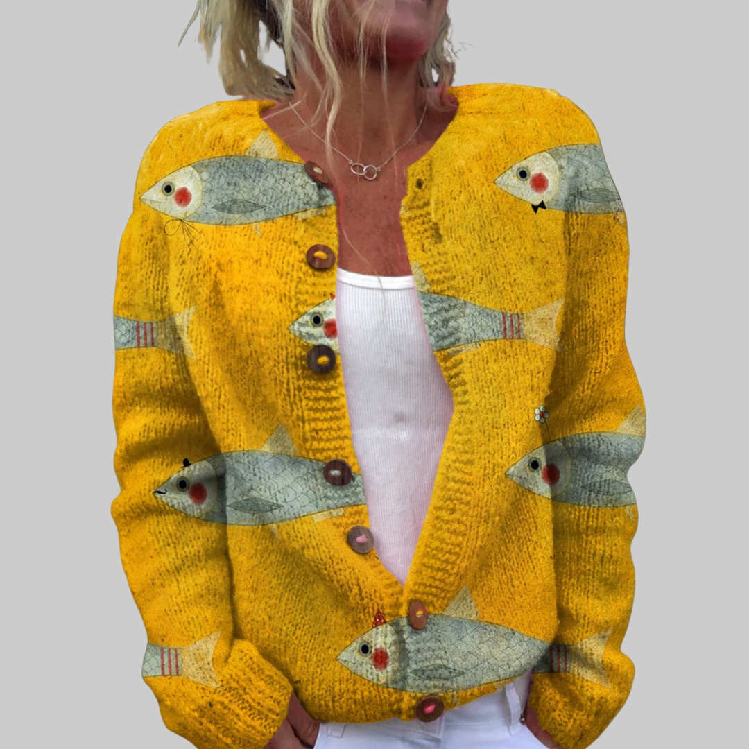 ZOFIA | Miękki kardigan z dzianiny do codziennego użytku