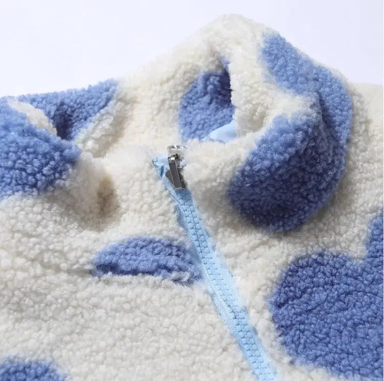 Emilia | Dwustronna kurtka w serduszka