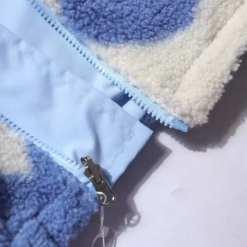 Emilia | Dwustronna kurtka w serduszka