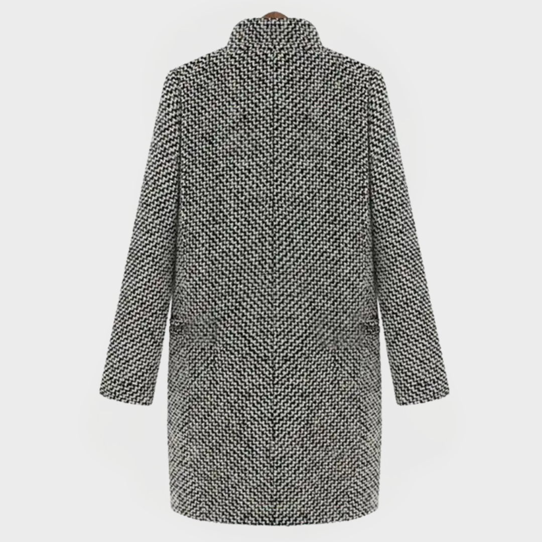 Agnieszka | Manteau long à carreaux