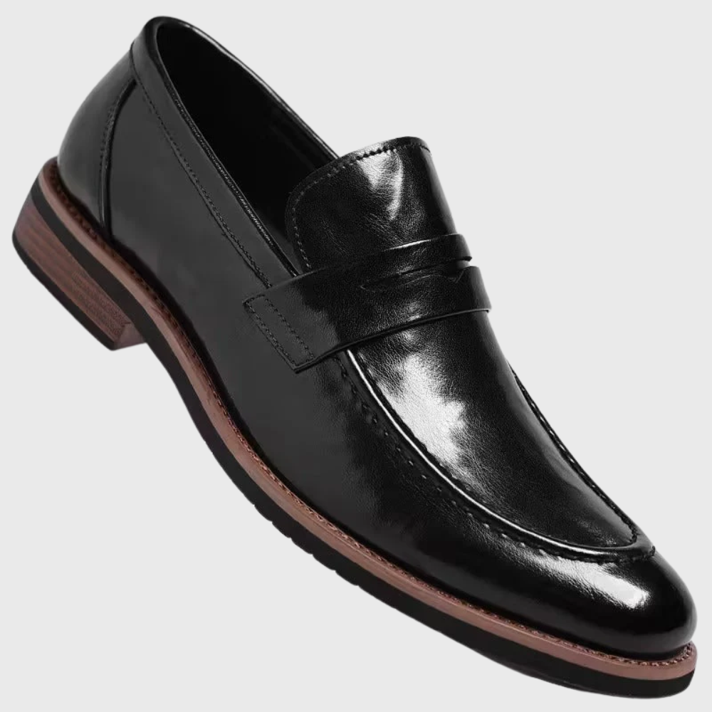 Arkadiusz | Antypoślizgowe ortopedyczne buty skórzane